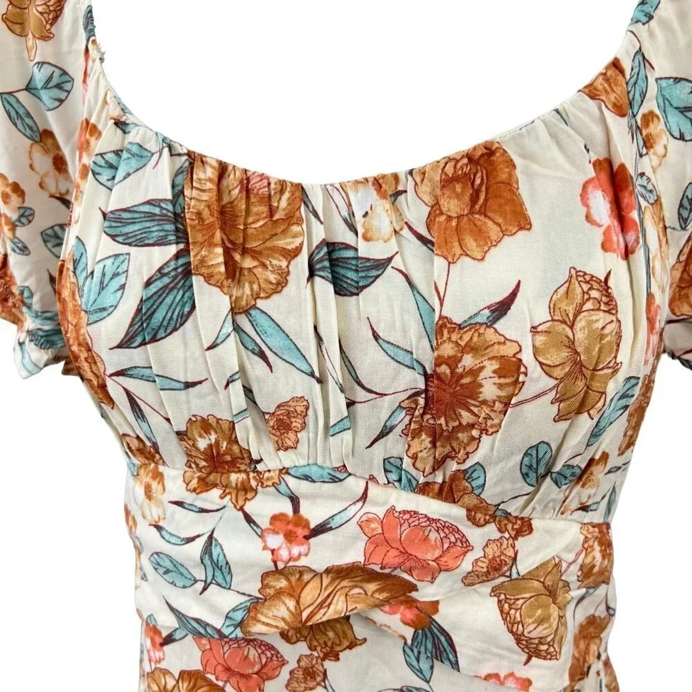 Fortunate One Caramel Kisses Midi Dress Size S - Picture 14 of 16